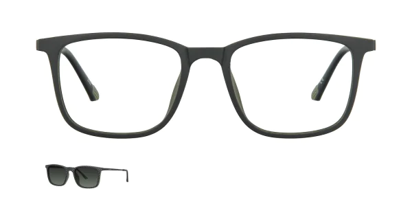 Optical frame with clip-on TONNY 48373C2-CL1