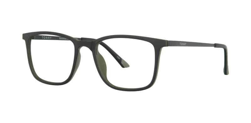 Optical frame with clip-on TONNY 48373C2-CL1