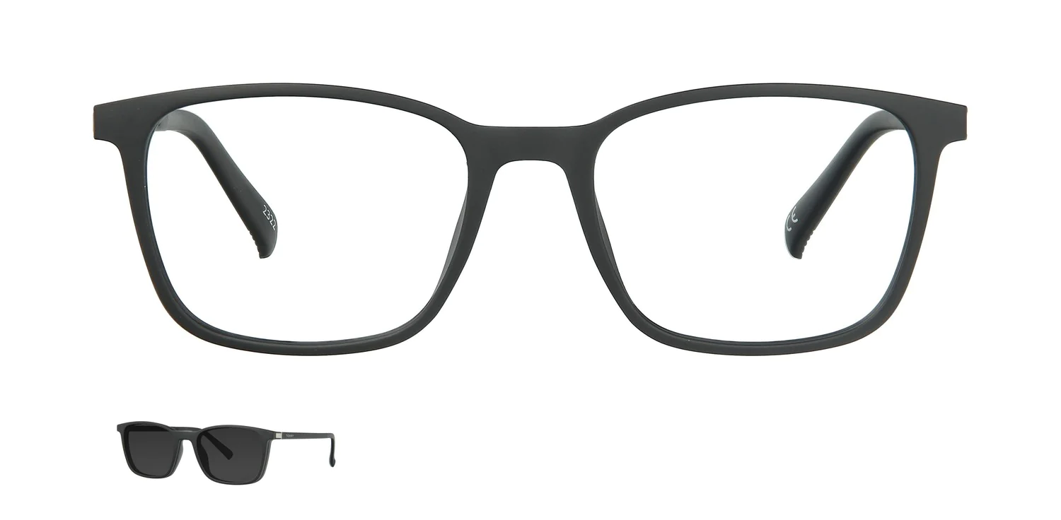 Optical frame with clip-on...