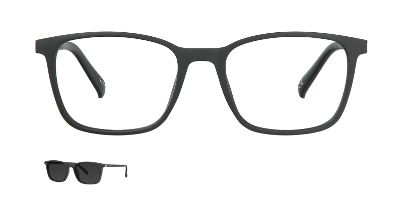 Optical frame with clip-on TONNY 48375C1-CL1