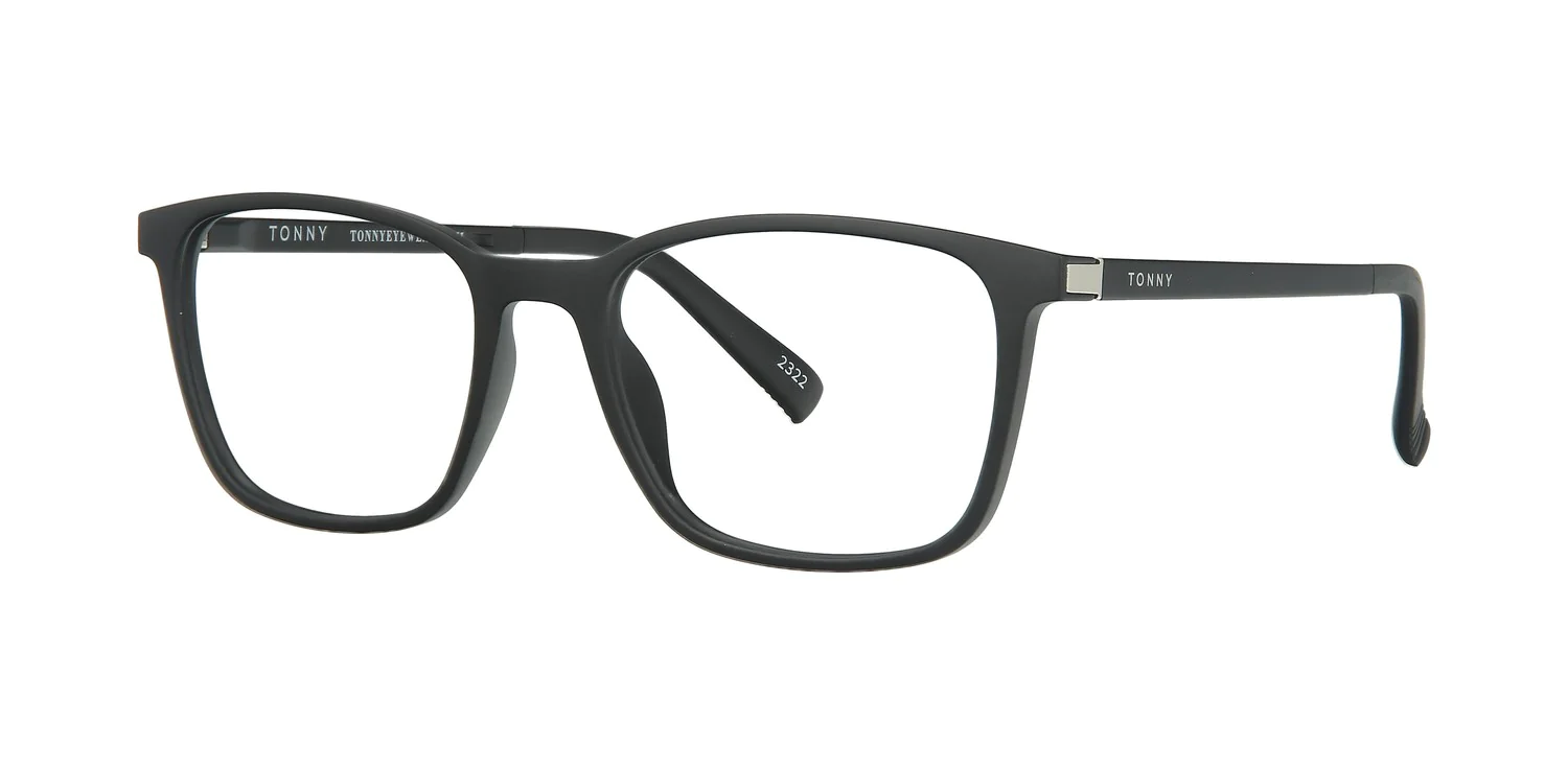 Optical frame with clip-on TONNY 48375C1-CL1