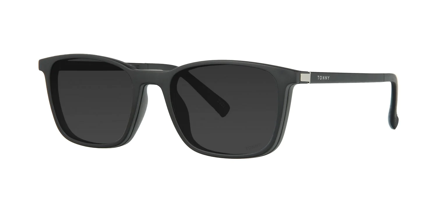 Optical frame with clip-on TONNY 48375C1-CL1