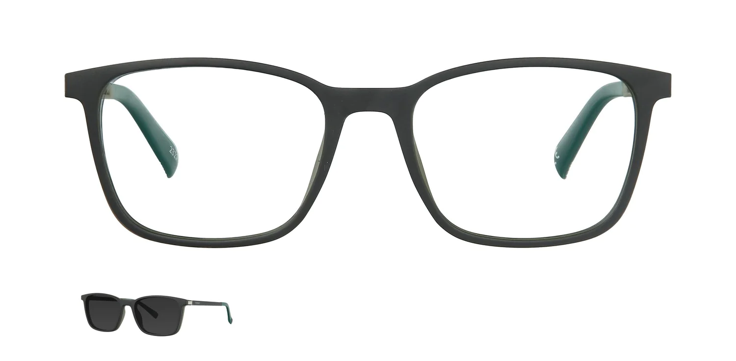 Optical frame with clip-on...