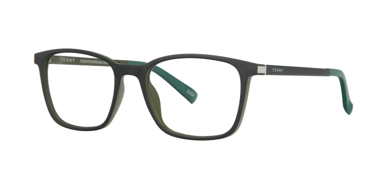 Optical frame with clip-on TONNY 48375C3-CL1