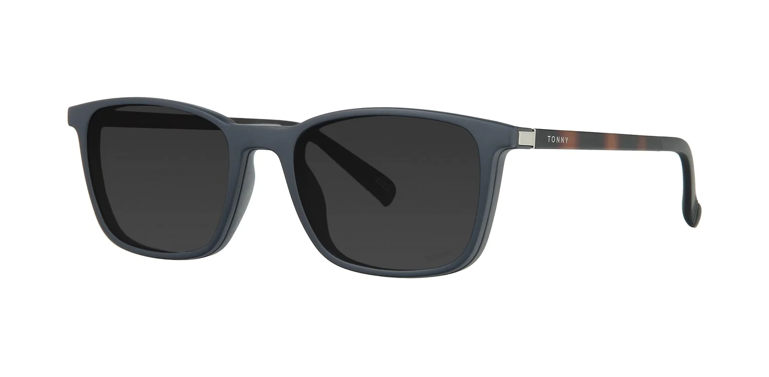 Optical frame with clip-on TONNY 48375C2-CL1