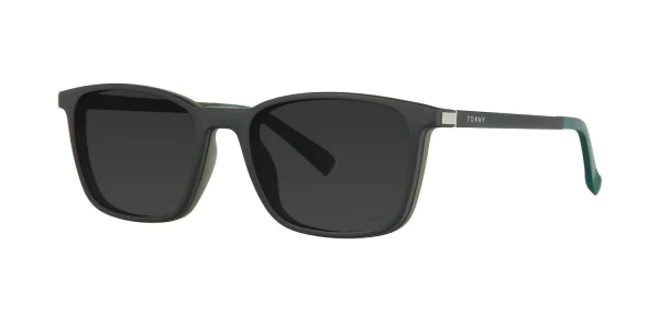 Optical frame with clip-on TONNY 48375C3-CL1