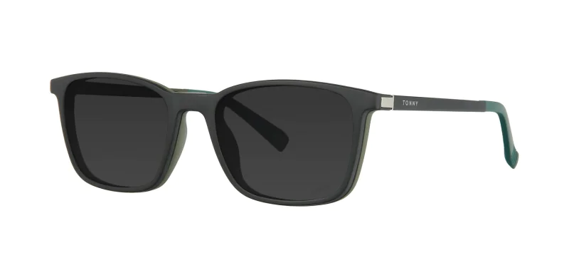 Optical frame with clip-on TONNY 48375C3-CL1