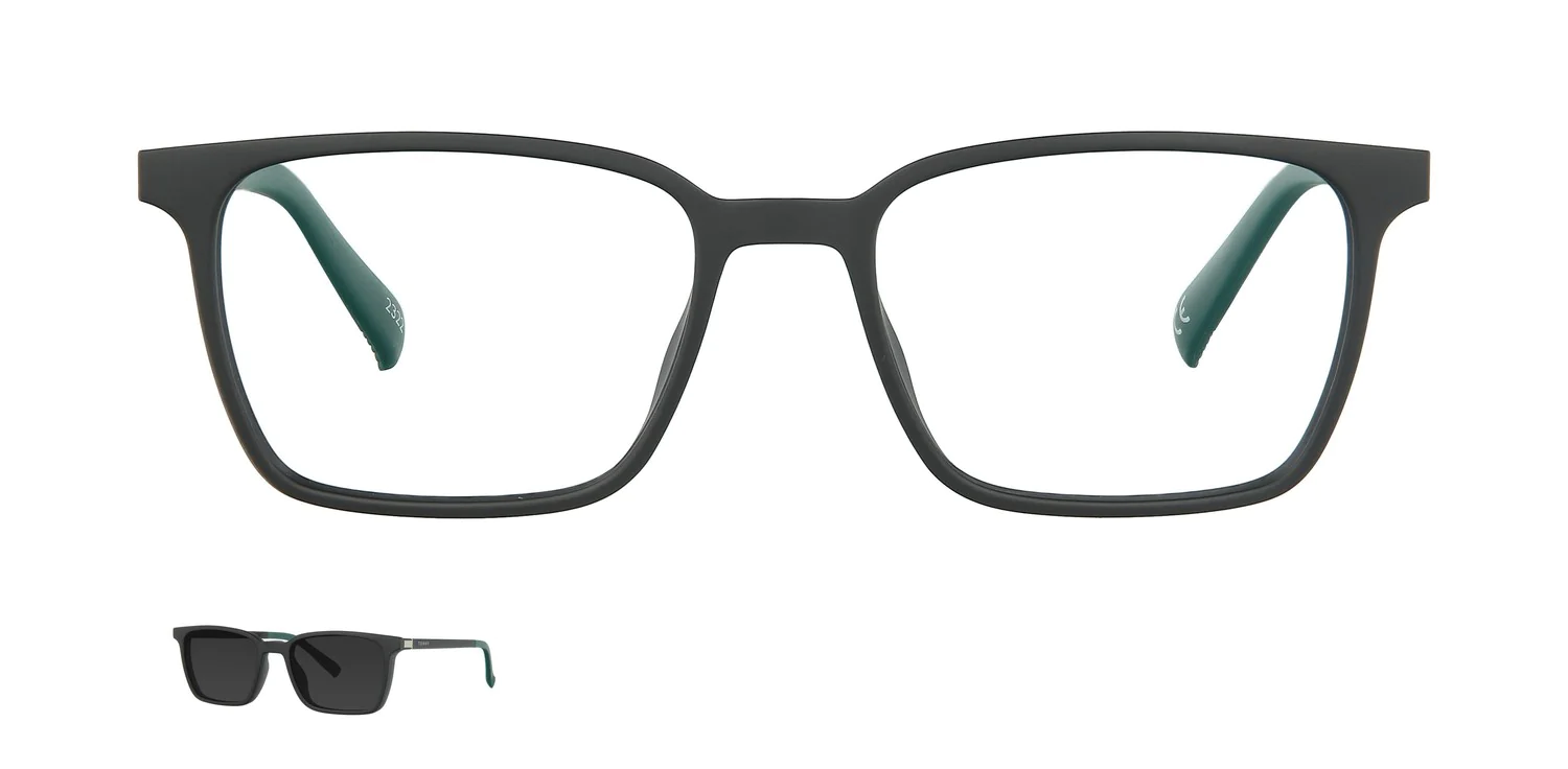 Optical frame with clip-on...