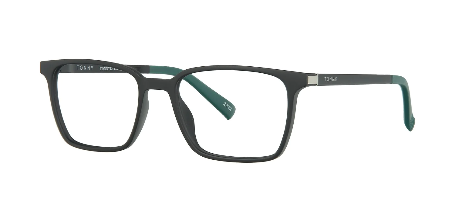 Optical frame with clip-on TONNY 48376C2-CL1