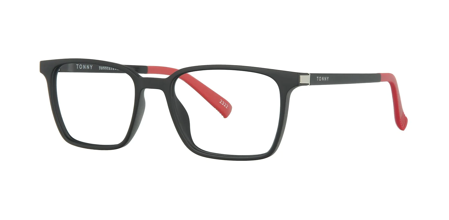Optical frame with clip-on TONNY 48376C3-CL1