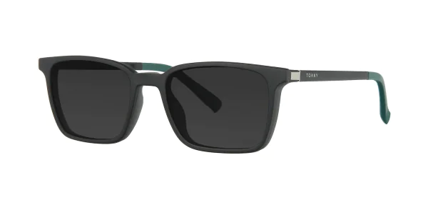 Optical frame with clip-on TONNY 48376C2-CL1