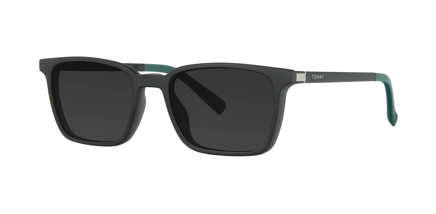 Optical frame with clip-on TONNY 48376C2-CL1
