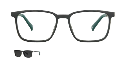 Optical frame with clip-on TONNY 48377C1-CL1