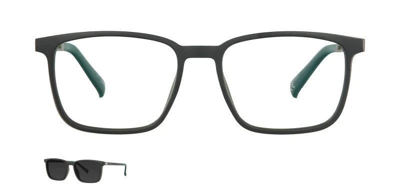 Optical frame with clip-on TONNY 48377C1-CL1