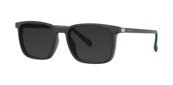 Optical frame with clip-on TONNY 48377C1-CL1