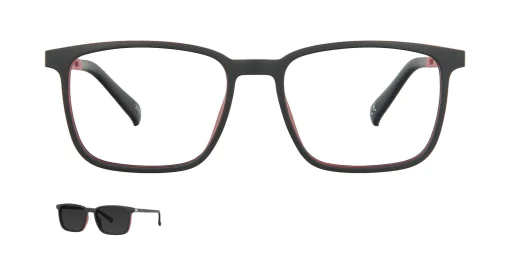Optical frame with clip-on TONNY 48377C2-CL1
