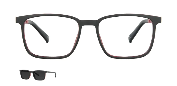 Optical frame with clip-on TONNY 48377C2-CL1