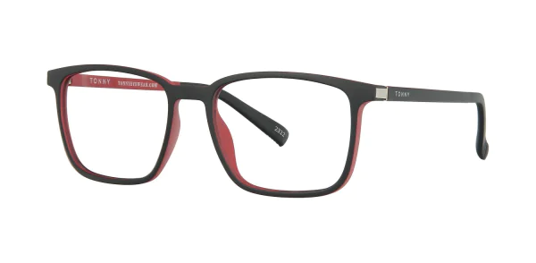 Optical frame with clip-on TONNY 48377C2-CL1