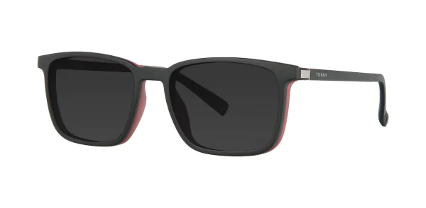 Optical frame with clip-on TONNY 48377C2-CL1