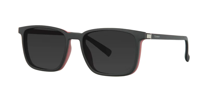 Optical frame with clip-on TONNY 48377C2-CL1