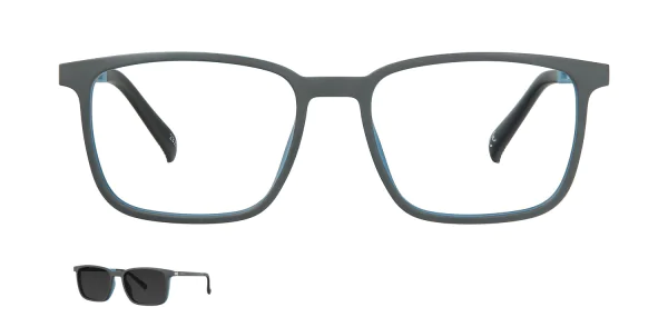 Optical frame with clip-on TONNY 48377C3-CL1