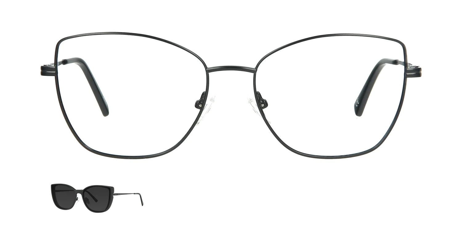Optical frame with clip-on...