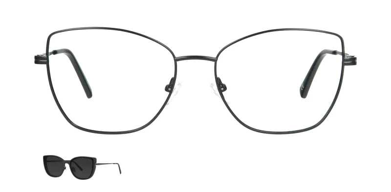 Optical frame with clip-on TONNY 48381C4-CL1
