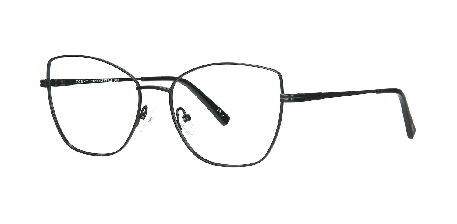 Optical frame with clip-on TONNY 48381C4-CL1