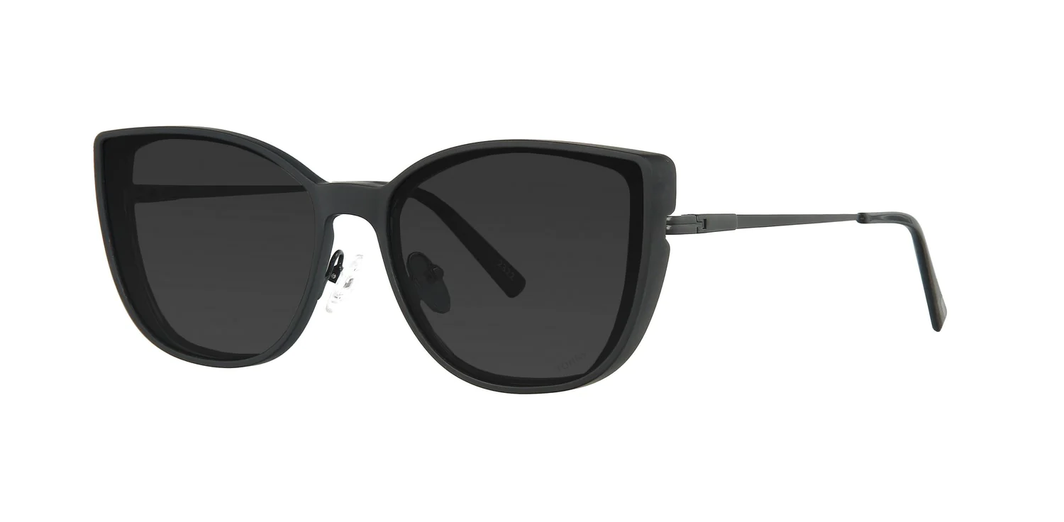 Optical frame with clip-on TONNY 48381C4-CL1