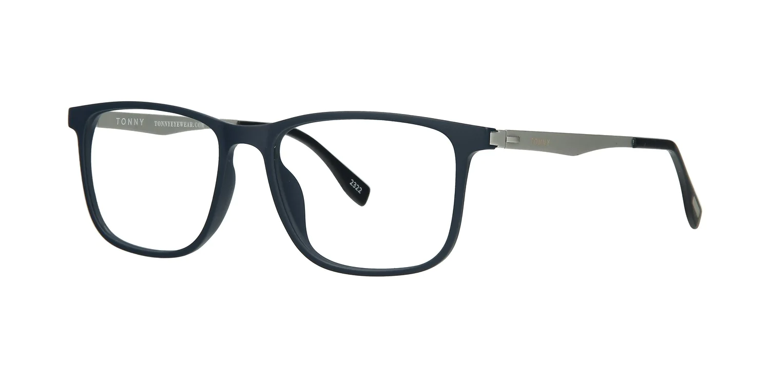 Optical frame with clip-on TONNY 48365C3-CL3