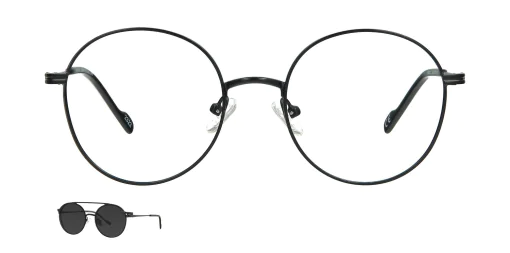 Optical frame with clip-on TONNY 48360C1-CL1