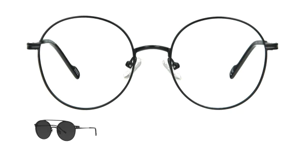 Optical frame with clip-on TONNY 48360C1-CL1