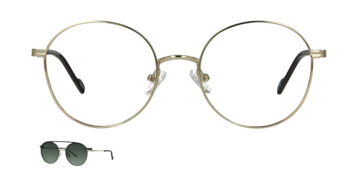 Optical frame with clip-on TONNY 48360C2-CL1