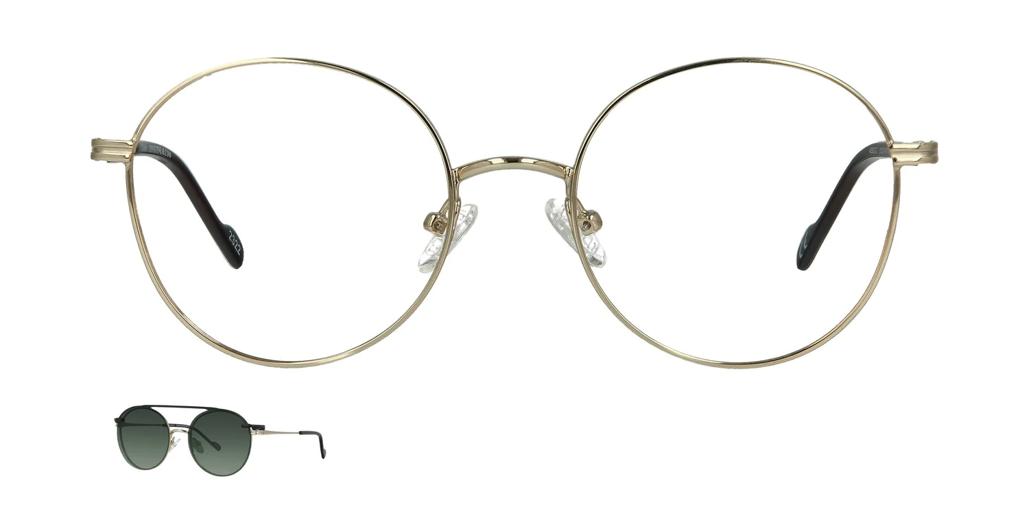 Optical frame with clip-on...