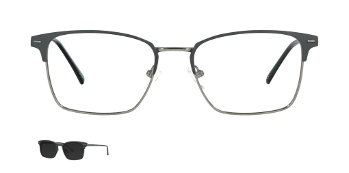 Optical frame with clip-on TONNY 48362C2-CL1