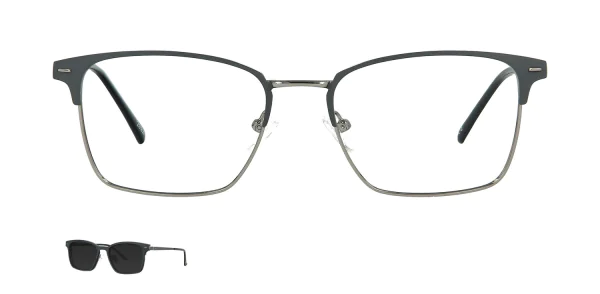 Optical frame with clip-on TONNY 48362C2-CL1