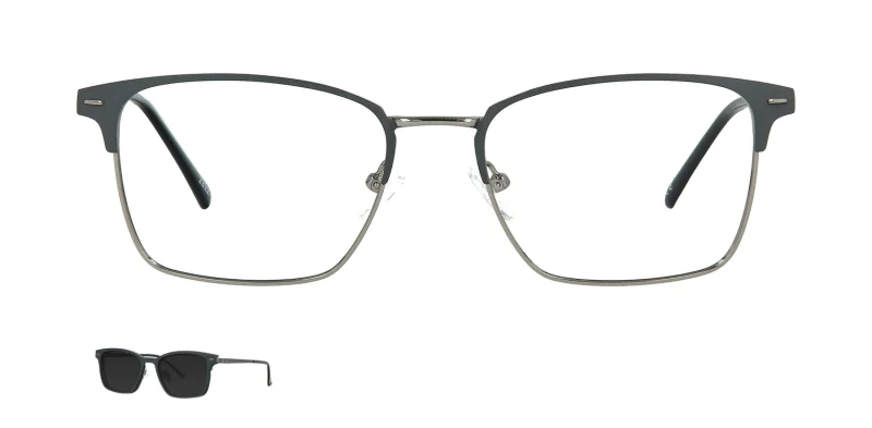 Optical frame with clip-on TONNY 48362C2-CL1