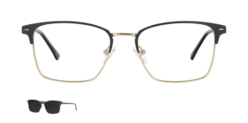 Optical frame with clip-on TONNY 48362C3-CL1
