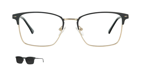 Optical frame with clip-on TONNY 48362C3-CL1