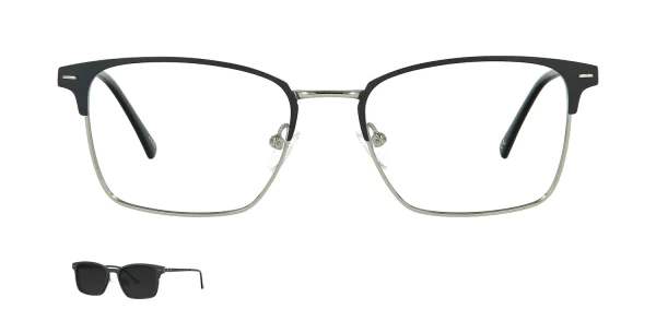 Optical frame with clip-on TONNY 48362C4-CL1