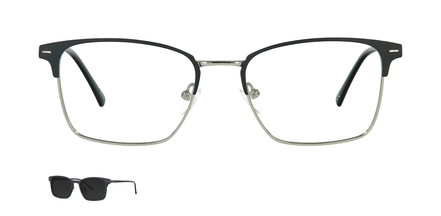 Optical frame with clip-on...