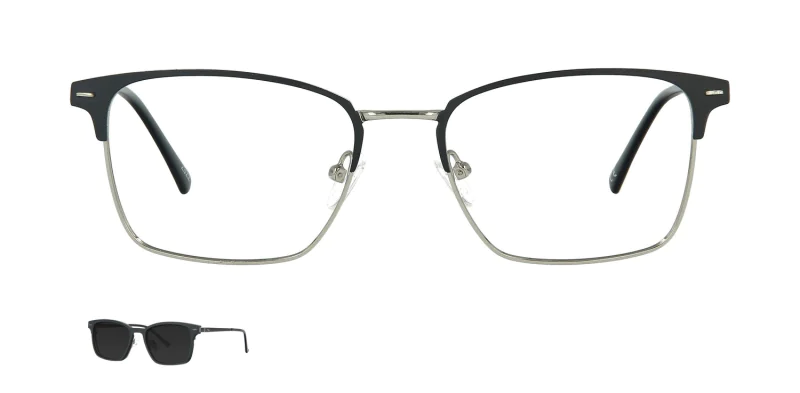 Optical frame with clip-on TONNY 48362C4-CL1