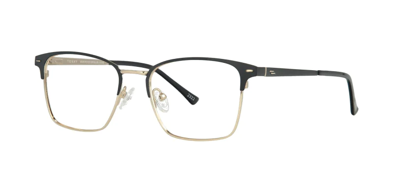 Optical frame with clip-on TONNY 48362C3-CL1