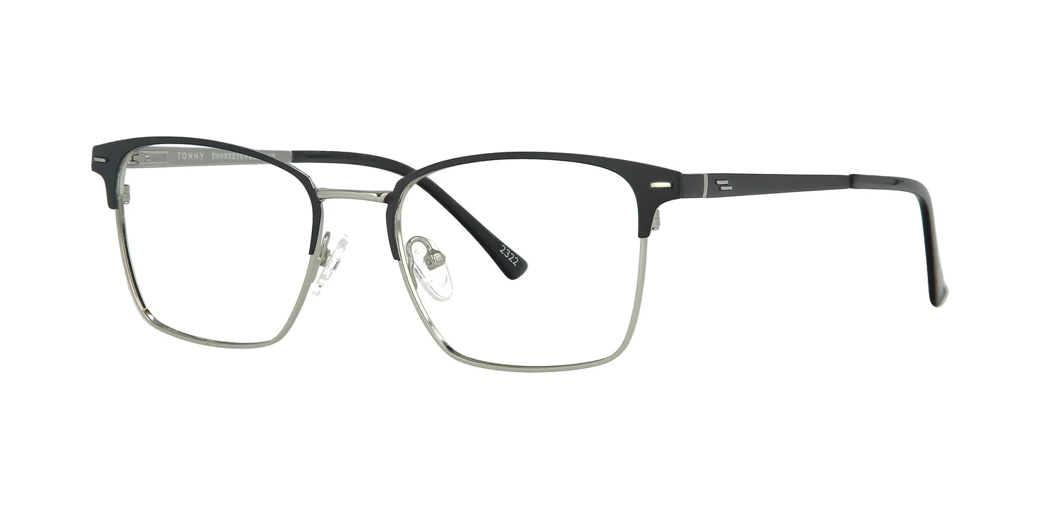 Optical frame with clip-on TONNY 48362C4-CL1