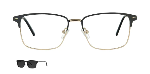 Optical frame with clip-on TONNY 48363C1-CL1