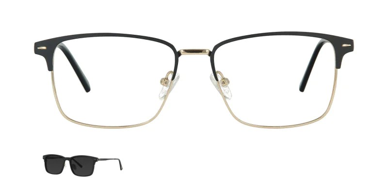 Optical frame with clip-on TONNY 48363C1-CL1