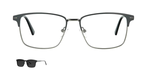 Optical frame with clip-on TONNY 48363C2-CL1