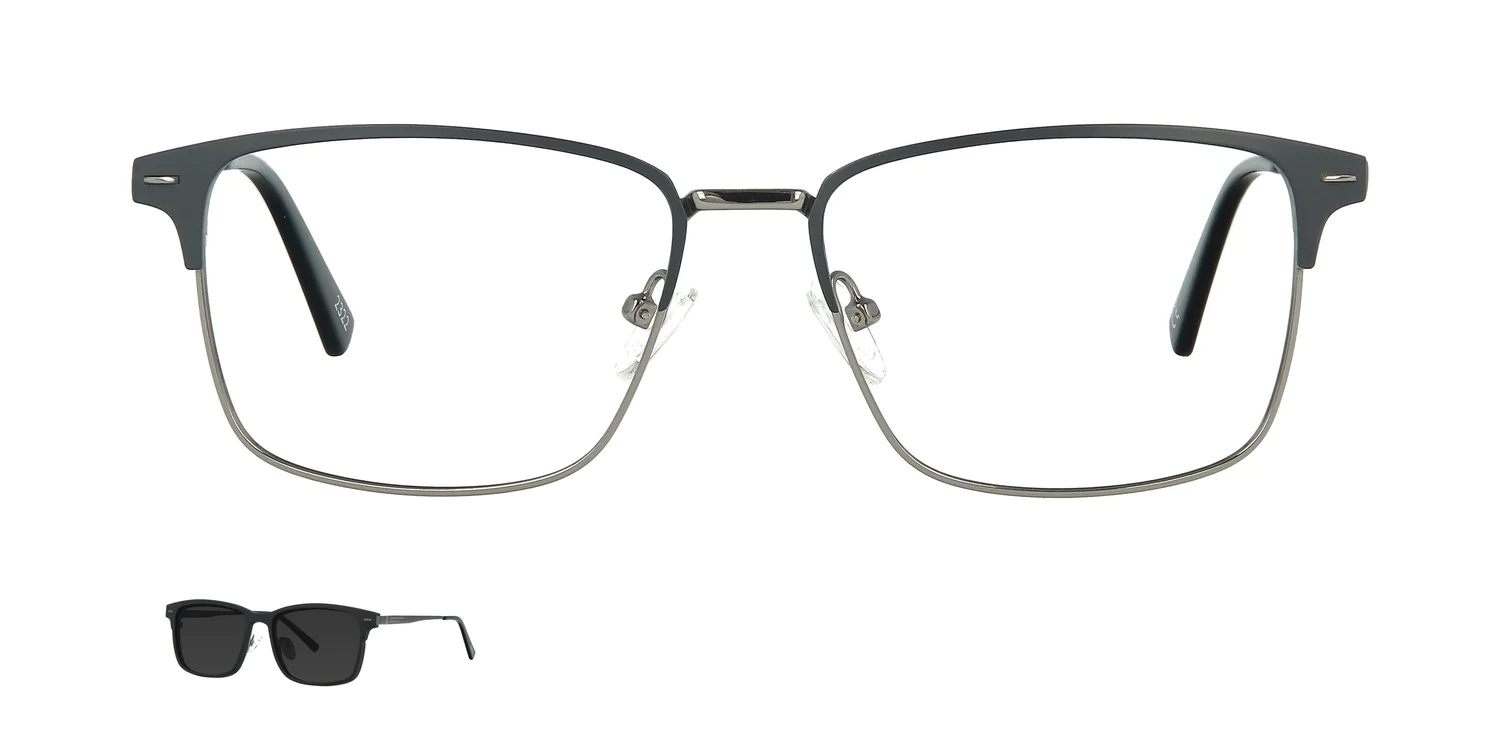 Optical frame with clip-on...