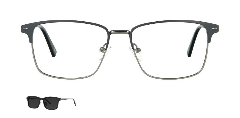 Optical frame with clip-on TONNY 48363C2-CL1