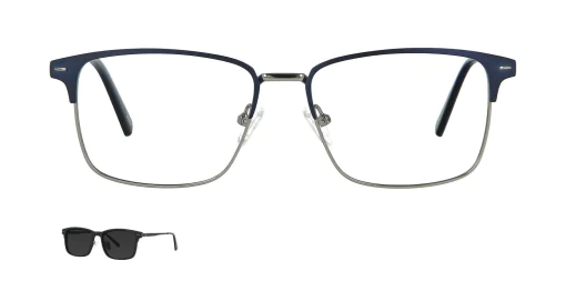 Optical frame with clip-on TONNY 48363C4-CL1